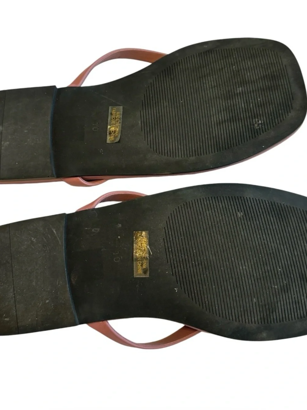 Jeffrey Campbell Kierra Thong Sandals Mauve Pink Square Toe Size 10